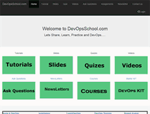 Tablet Screenshot of devopsschool.com